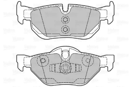 Комплект тормозных колодок (VALEO: 598703)