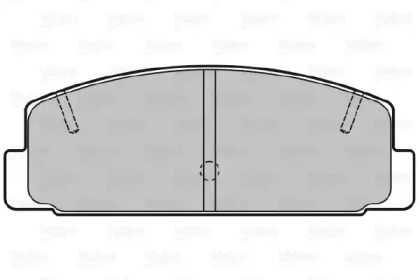 Комплект тормозных колодок (VALEO: 598780)