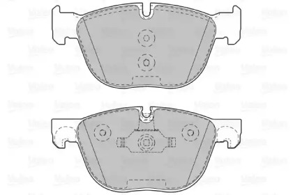 Комплект тормозных колодок (VALEO: 601130)