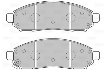 Комплект тормозных колодок (VALEO: 301140)