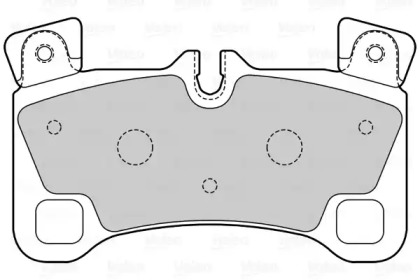 Комплект тормозных колодок (VALEO: 601560)