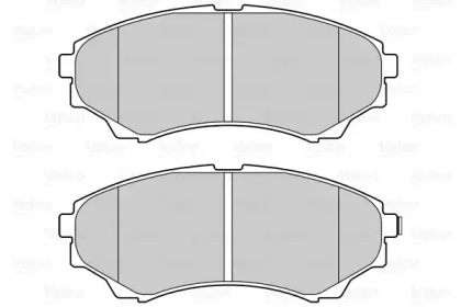 Комплект тормозных колодок (VALEO: 601555)