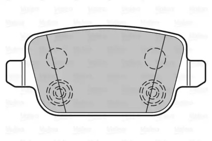 Комплект тормозных колодок (VALEO: 301935)