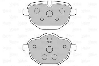 Комплект тормозных колодок (VALEO: 601385)