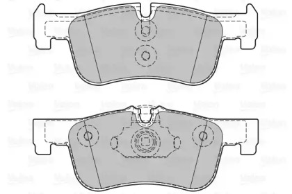 Комплект тормозных колодок (VALEO: 601318)