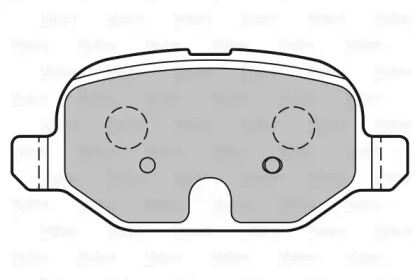 Комплект тормозных колодок (VALEO: 601327)