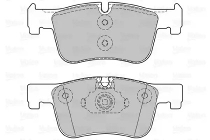 Комплект тормозных колодок (VALEO: 601310)