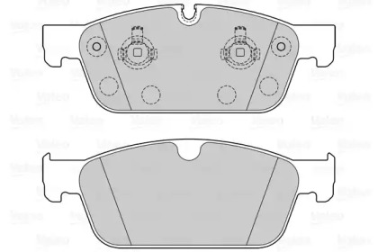 Комплект тормозных колодок (VALEO: 601567)