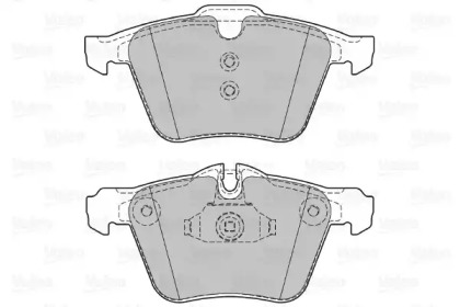 Комплект тормозных колодок (VALEO: 601376)