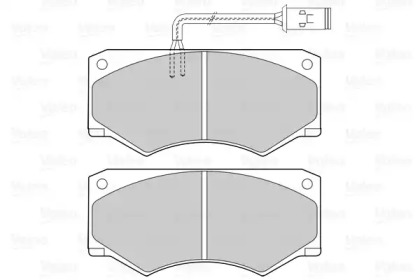 Комплект тормозных колодок (VALEO: 601520)