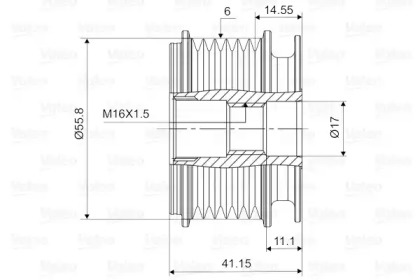 Механизм свободного хода (VALEO: 588001)