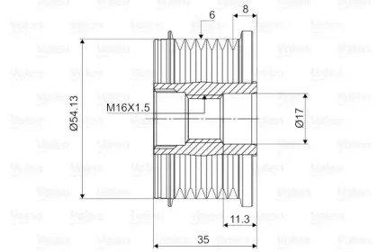 Механизм свободного хода (VALEO: 588003)