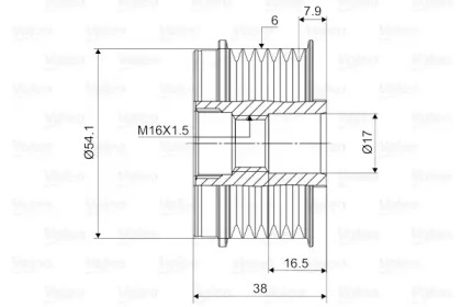 Механизм свободного хода (VALEO: 588006)