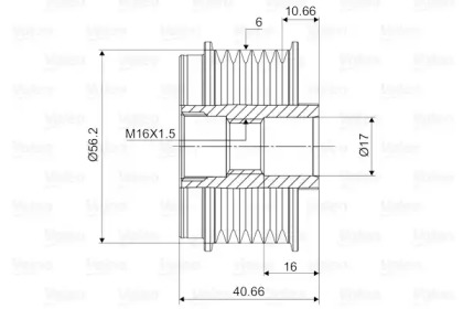 Механизм свободного хода (VALEO: 588010)