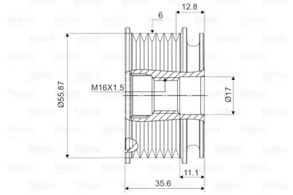 Механизм свободного хода (VALEO: 588032)