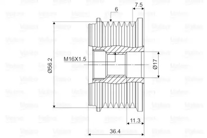 Механизм свободного хода (VALEO: 588059)