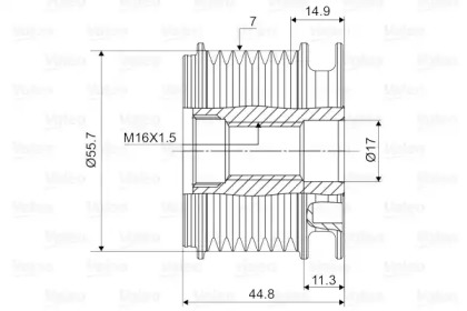 Механизм свободного хода (VALEO: 588060)