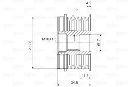 Механизм свободного хода (VALEO: 588074)