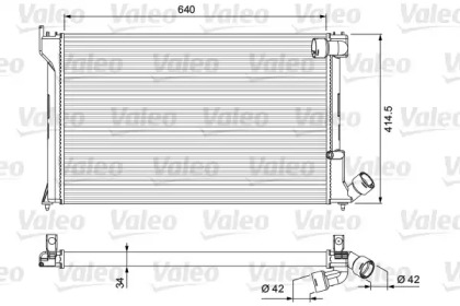 Теплообменник (VALEO: 231289)