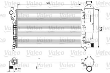 Теплообменник (VALEO: 231526)