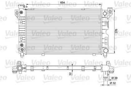 Теплообменник (VALEO: 231723)