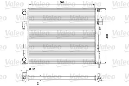 Теплообменник (VALEO: 232853)