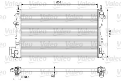 Теплообменник (VALEO: 232879)