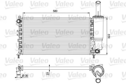 Теплообменник (VALEO: 232923)