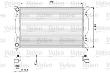 Теплообменник (VALEO: 232963)