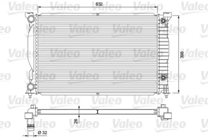 Теплообменник (VALEO: 234269)