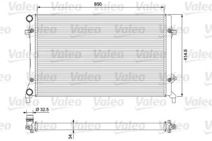 Теплообменник (VALEO: 234335)