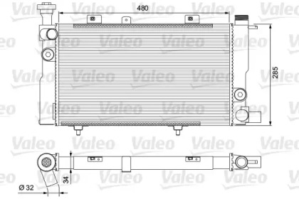 Теплообменник (VALEO: 310892)