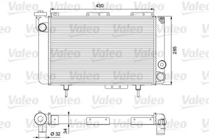 Теплообменник (VALEO: 383463)