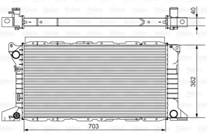 Теплообменник (VALEO: 701525)