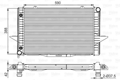 Теплообменник (VALEO: 701532)