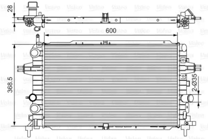 Теплообменник (VALEO: 701533)