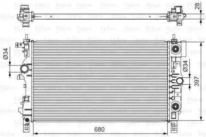 Теплообменник (VALEO: 701541)