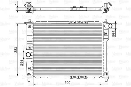 Теплообменник (VALEO: 701544)