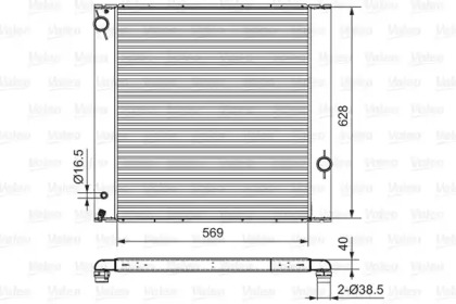 Теплообменник (VALEO: 701547)