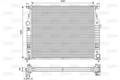 Теплообменник (VALEO: 701569)