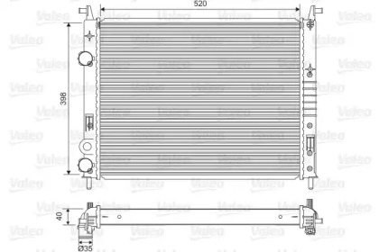 Теплообменник (VALEO: 701597)