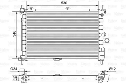 Теплообменник (VALEO: 701653)