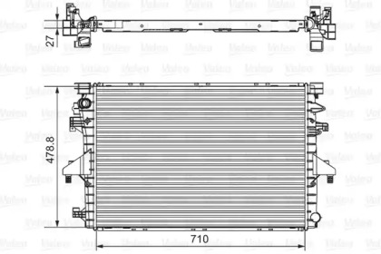 Теплообменник (VALEO: 701654)