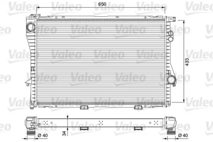 Теплообменник (VALEO: 701709)