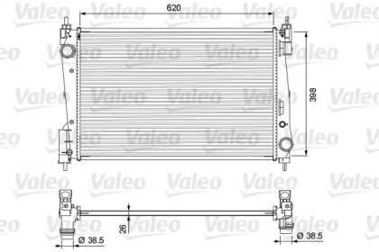 Теплообменник (VALEO: 701717)