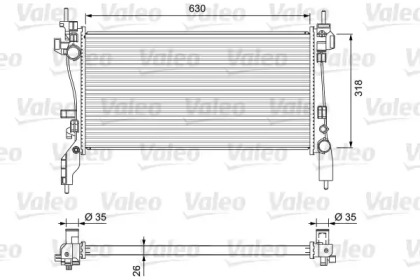 Теплообменник (VALEO: 701718)