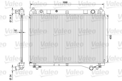 Теплообменник (VALEO: 701722)