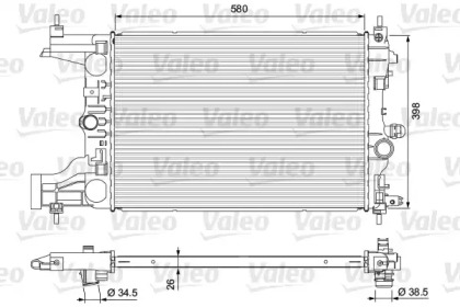 Теплообменник (VALEO: 701723)