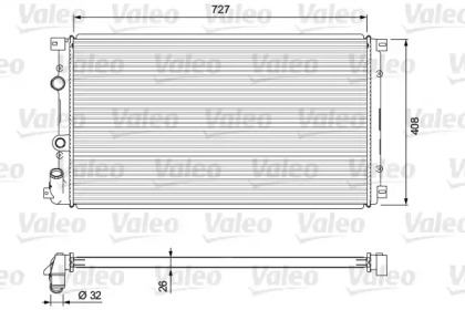 Теплообменник (VALEO: 701725)