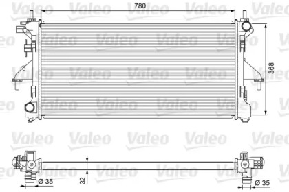 Теплообменник (VALEO: 701727)